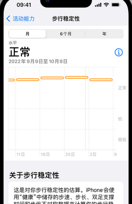 昌吉iPhone手机维修如何在iPhone开启'步行稳定性通知'