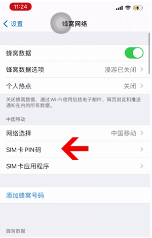 昌吉苹果14维修网分享如何给iPhone14的SIM卡设置密码 