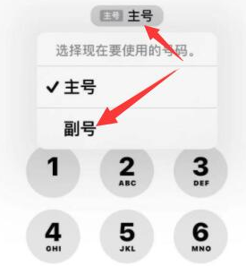 昌吉苹果14维修店分享iPhone 14 Pro Max使用副卡打电话的方法 