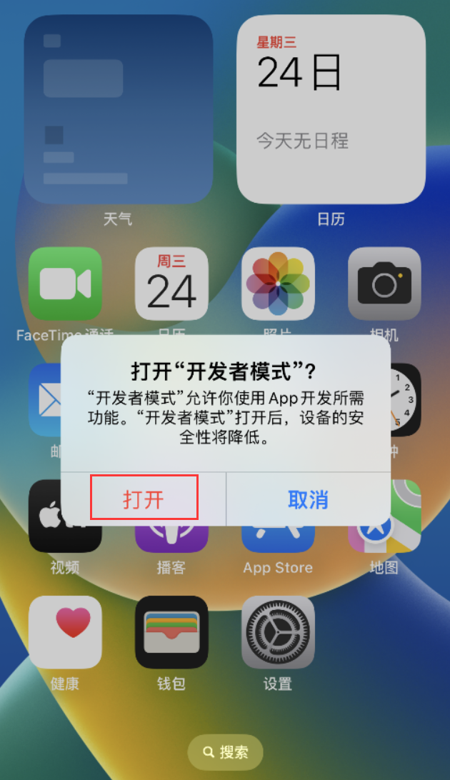 昌吉苹果手机维修分享如何打开开发者模式 