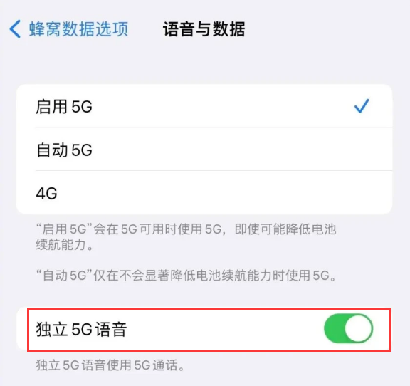 昌吉苹果14维修分享iPhone 14 Pro如何开启VoNR 