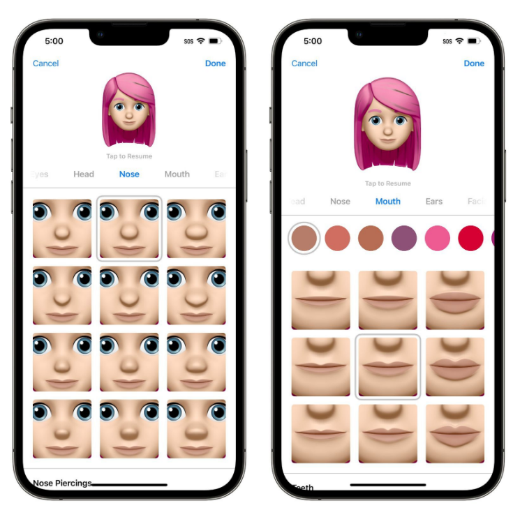 昌吉苹果手机维修分享​iOS 16中的拟我表情有了哪些变化和升级 